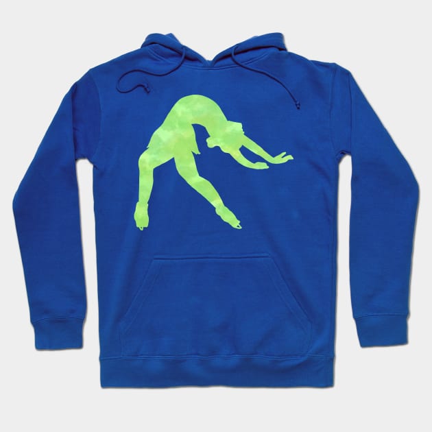 Figure skating (Bauer in layback) Hoodie by Becky-Marie